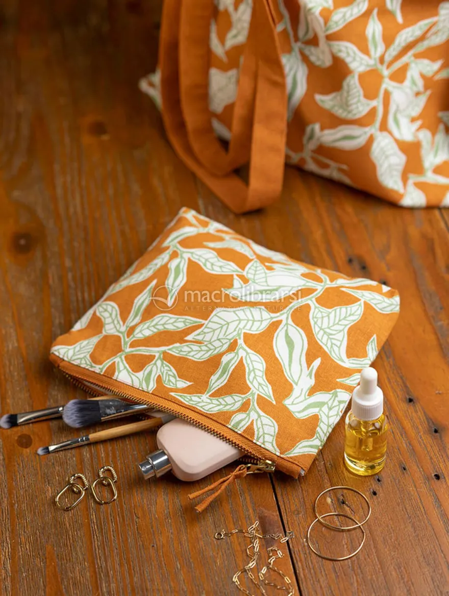 Pochette in Cotone Bio - Leafy Forest