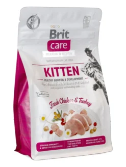 Pollo Fresco e Tacchino Grain Free per Gattini - 400g