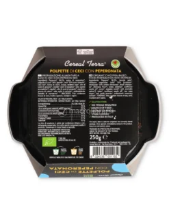 Polpette di Ceci con Peperonata Bio