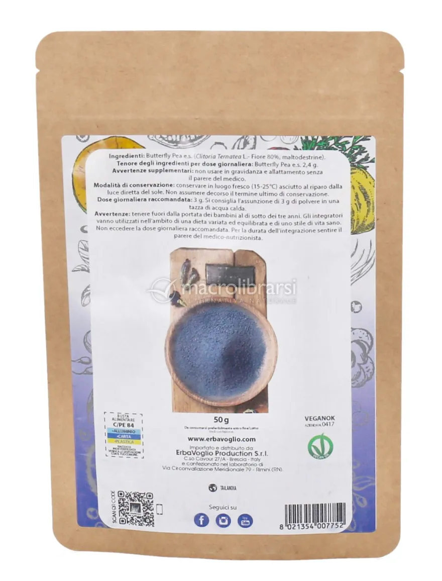 Polvere di Butterfly Pea