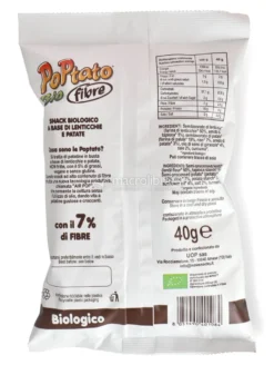 PoPtato Bio - Patatine di Lenticchie e Patate