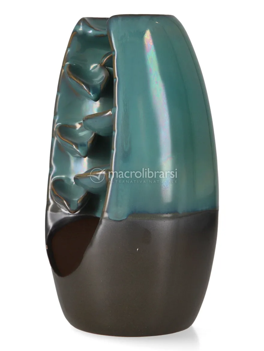 Portaincenso in Ceramica Backflow a Cascata