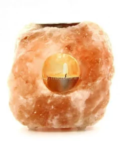 Portalumino di Sale Himalayano - Combi Brucia Essenze