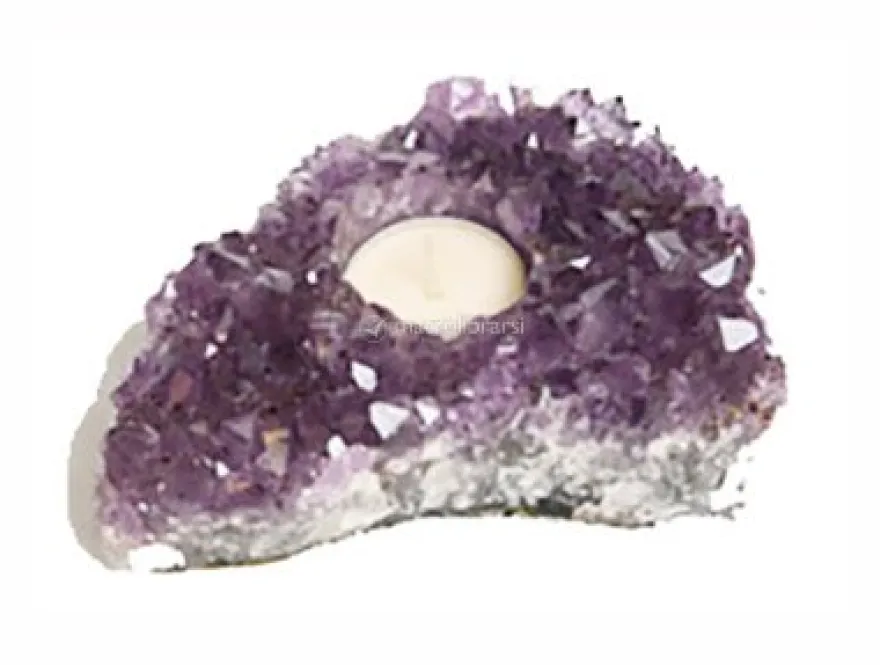 Portalumino Geode Ametista