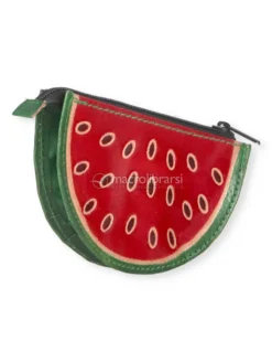 Portamonete in Pelle "Frutta" Anguria