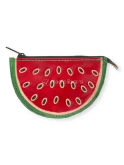 Portamonete in Pelle "Frutta" Anguria