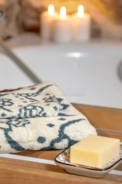 Portasapone Artigianale in Porcellana "Oriental"