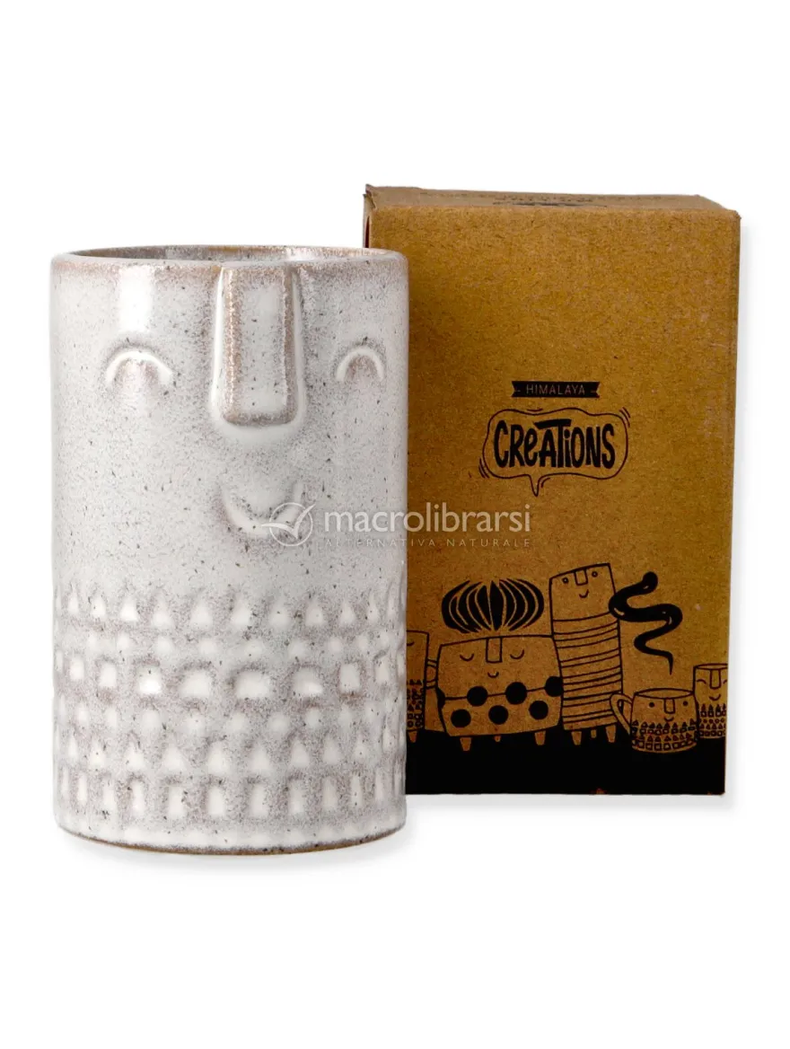 Portaspazzolino in Ceramica - Mr. Lino