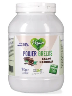 Power Greens - Polvere Raw Vegan 80% - Cioccolato - 1 kg