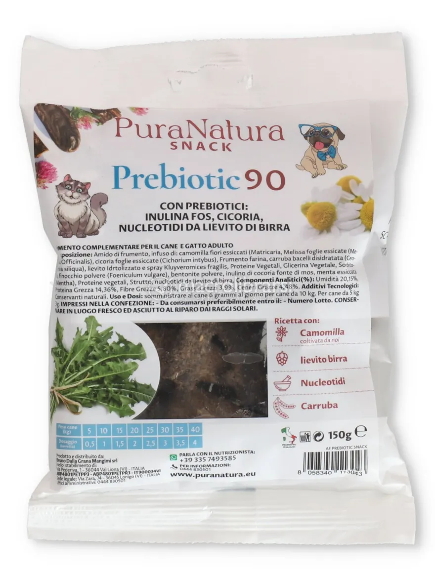 Prebiotic 90 - Snack per Cani e Gatti