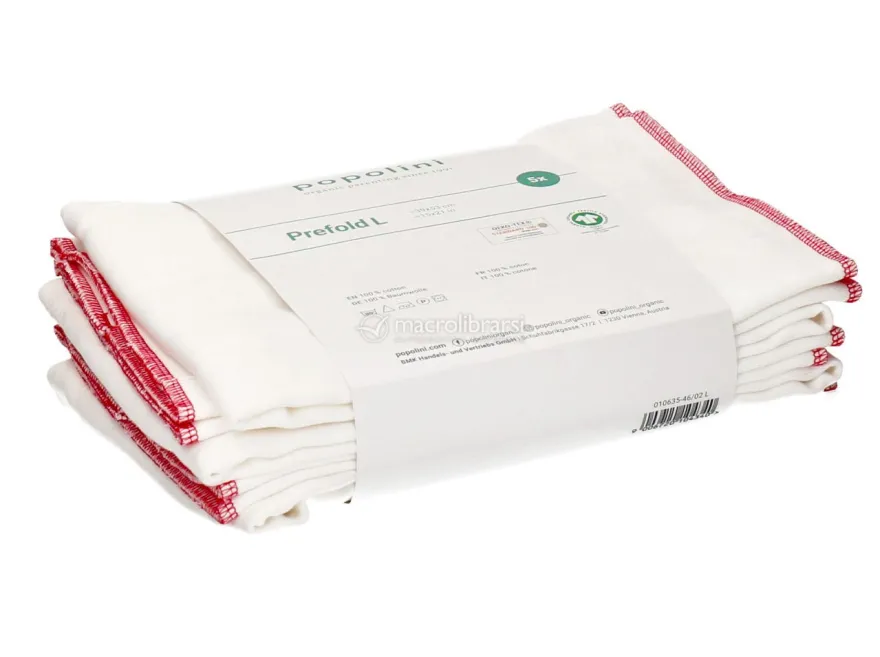 Prefold Popolini per Pannolini Lavabili - Taglia L
