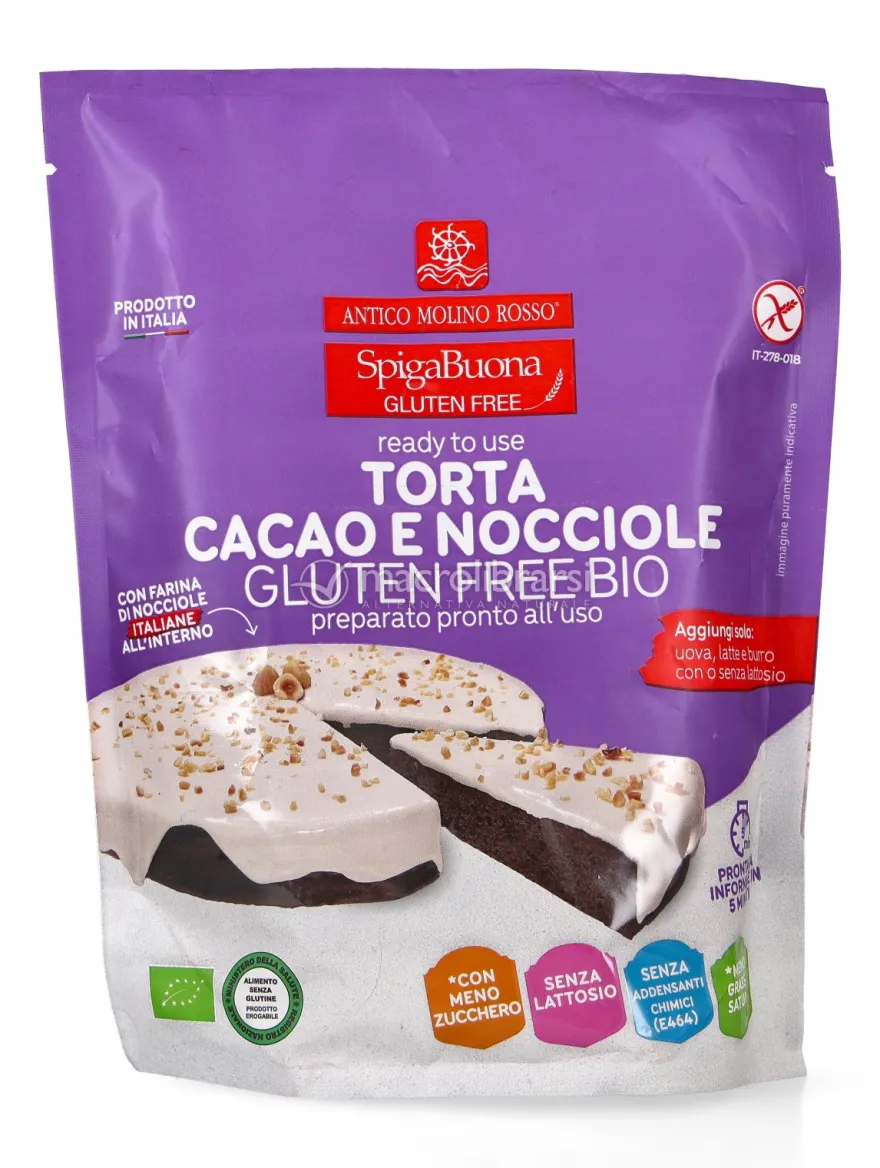 Preparato Pronto per Torta al Cacao Gluten Free Bio