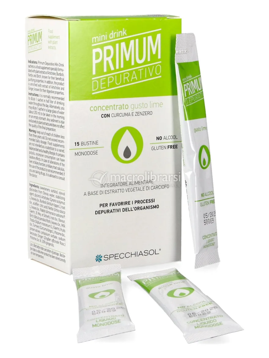 Primum Depurativo - Gusto Lime - 15 Bustine