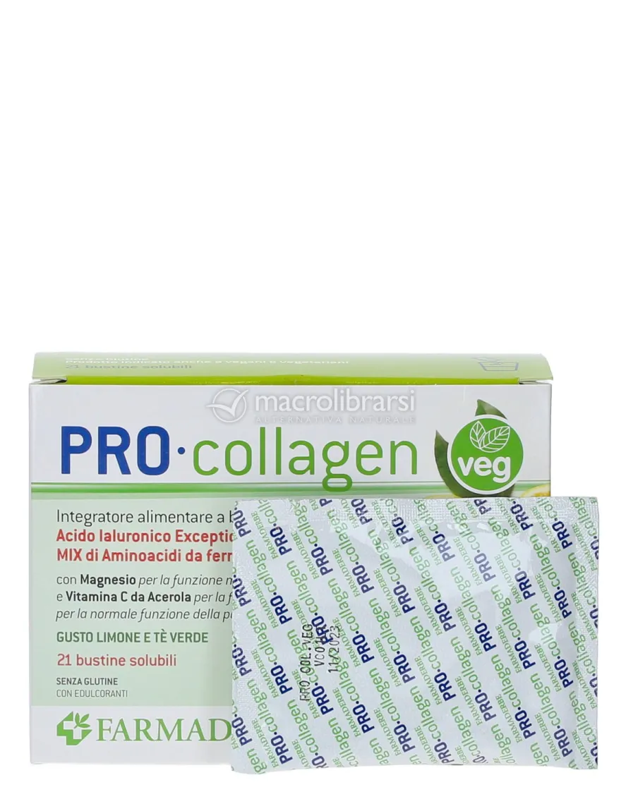 Pro Collagen Veg - Integratore di Acido Ialuronico ExceptionHYAL®, Magnesio e Vitamina C