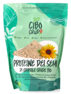 Proteine dei Semi di Girasole Bio in Polvere