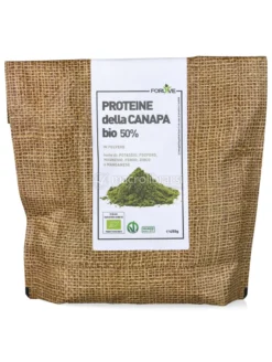 Proteine della Canapa in Polvere Bio
