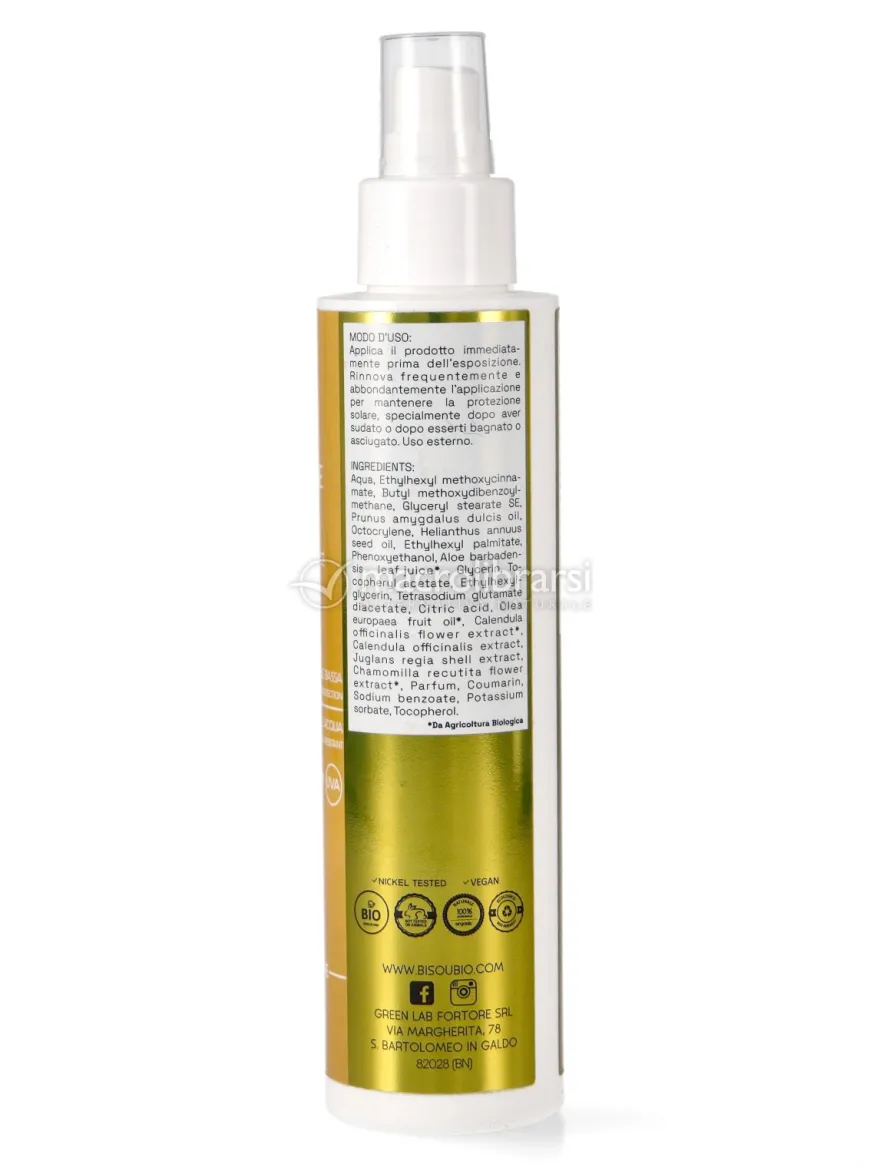Protezione Solare con Mallo di Noce SPF 15