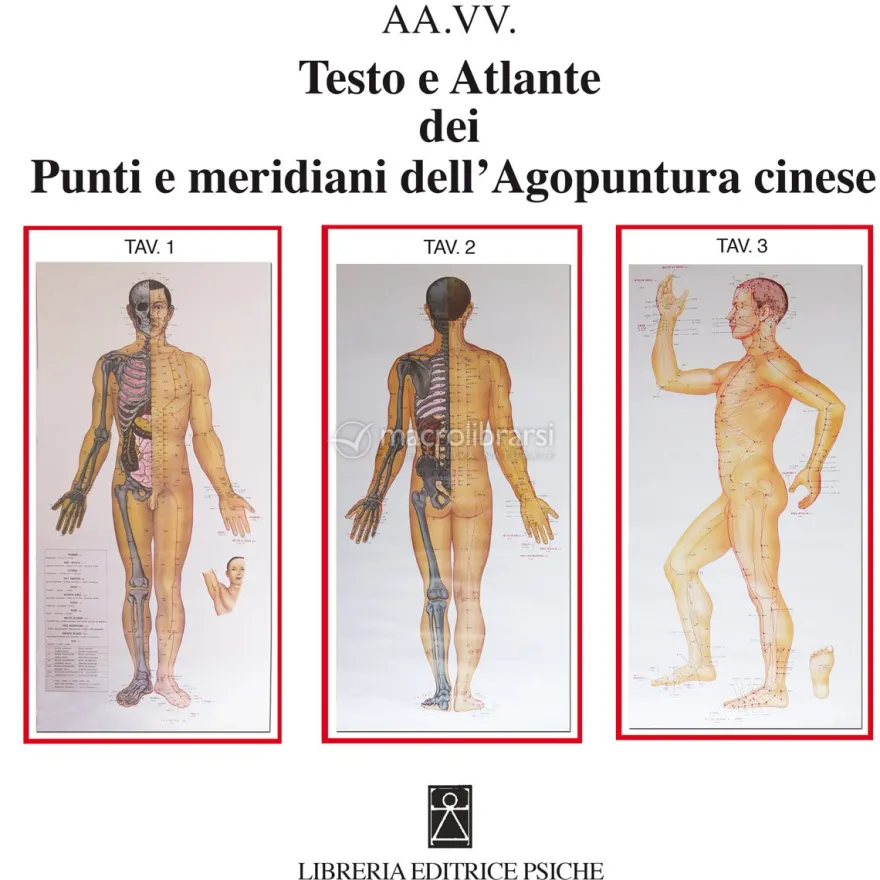 Punti e Meridiani dell'Agopuntura Cinese - Testo e Atlante