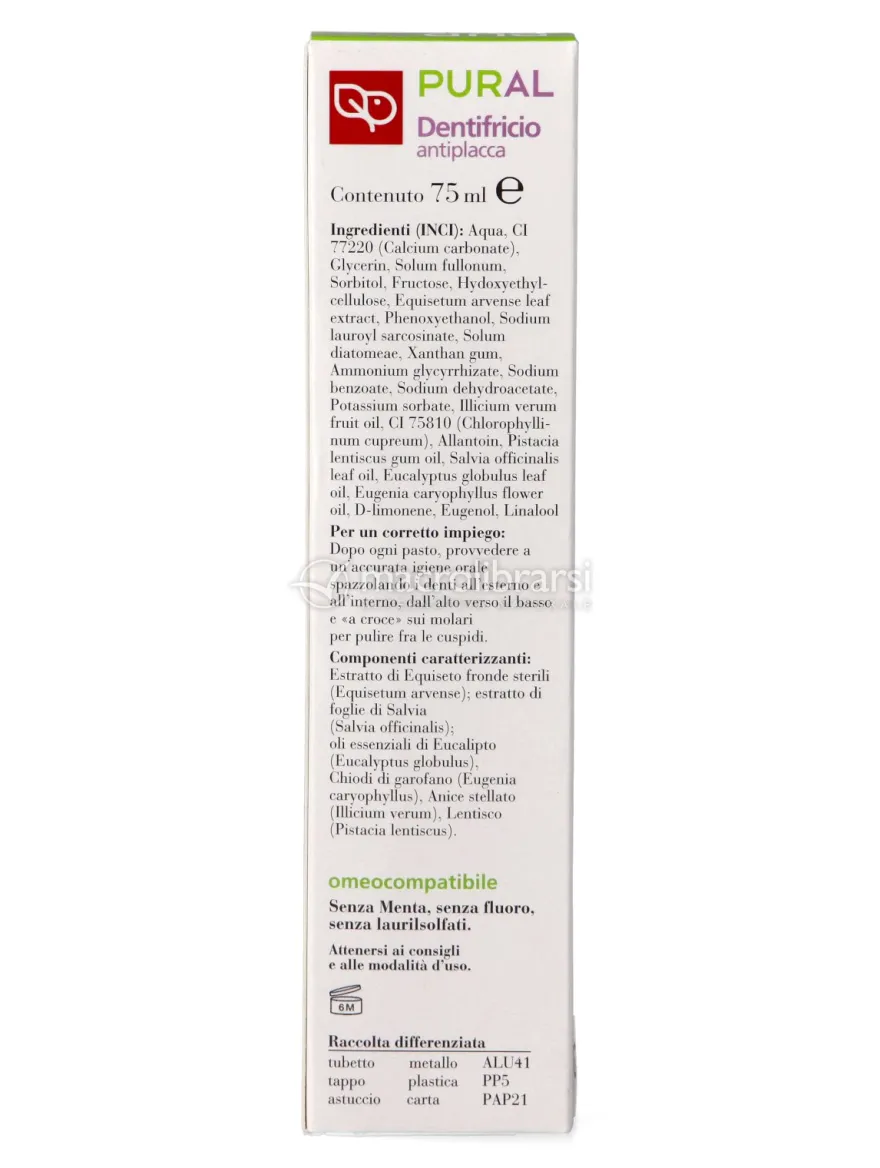 Pural Dentifricio Antiplacca