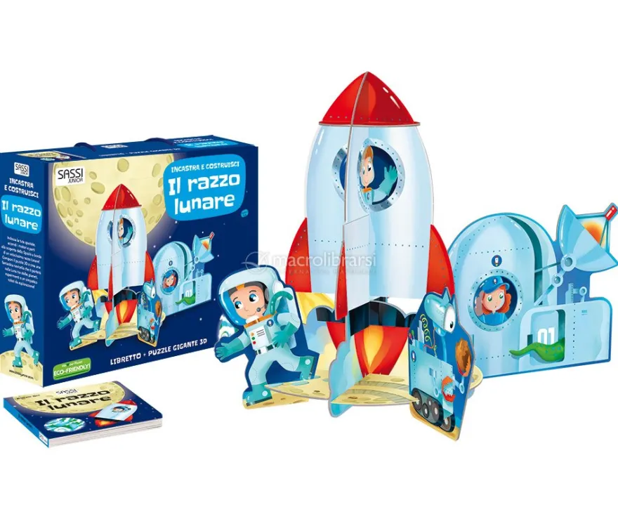 Puzzle Gigante 3D Il Razzo Lunare