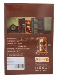 Puzzle in Legno 3D Book Nook Kit - The Secret Rhythm