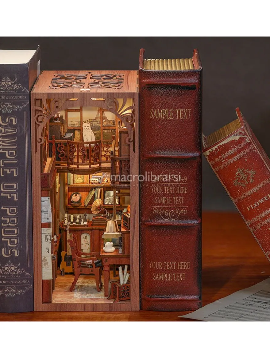 Puzzle in Legno 3D Book Nook Kit - The Secret Rhythm
