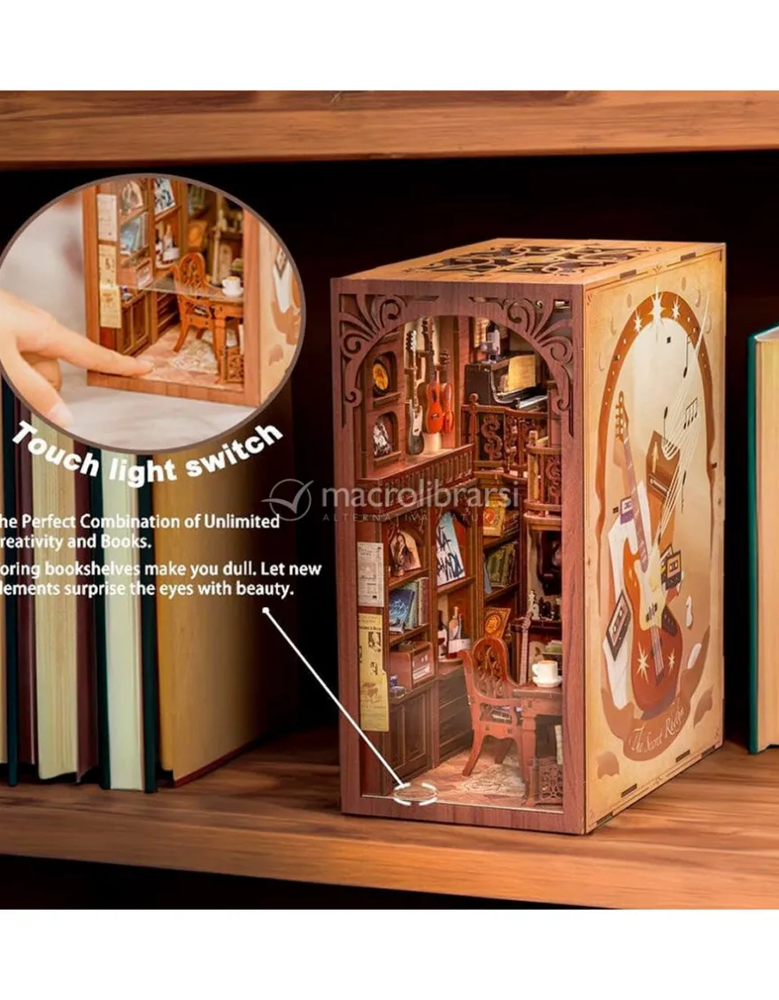 Puzzle in Legno 3D Book Nook Kit - The Secret Rhythm