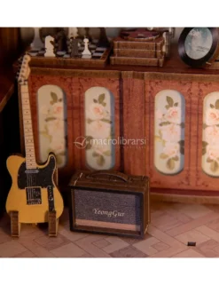 Puzzle in Legno 3D Book Nook Kit - The Secret Rhythm