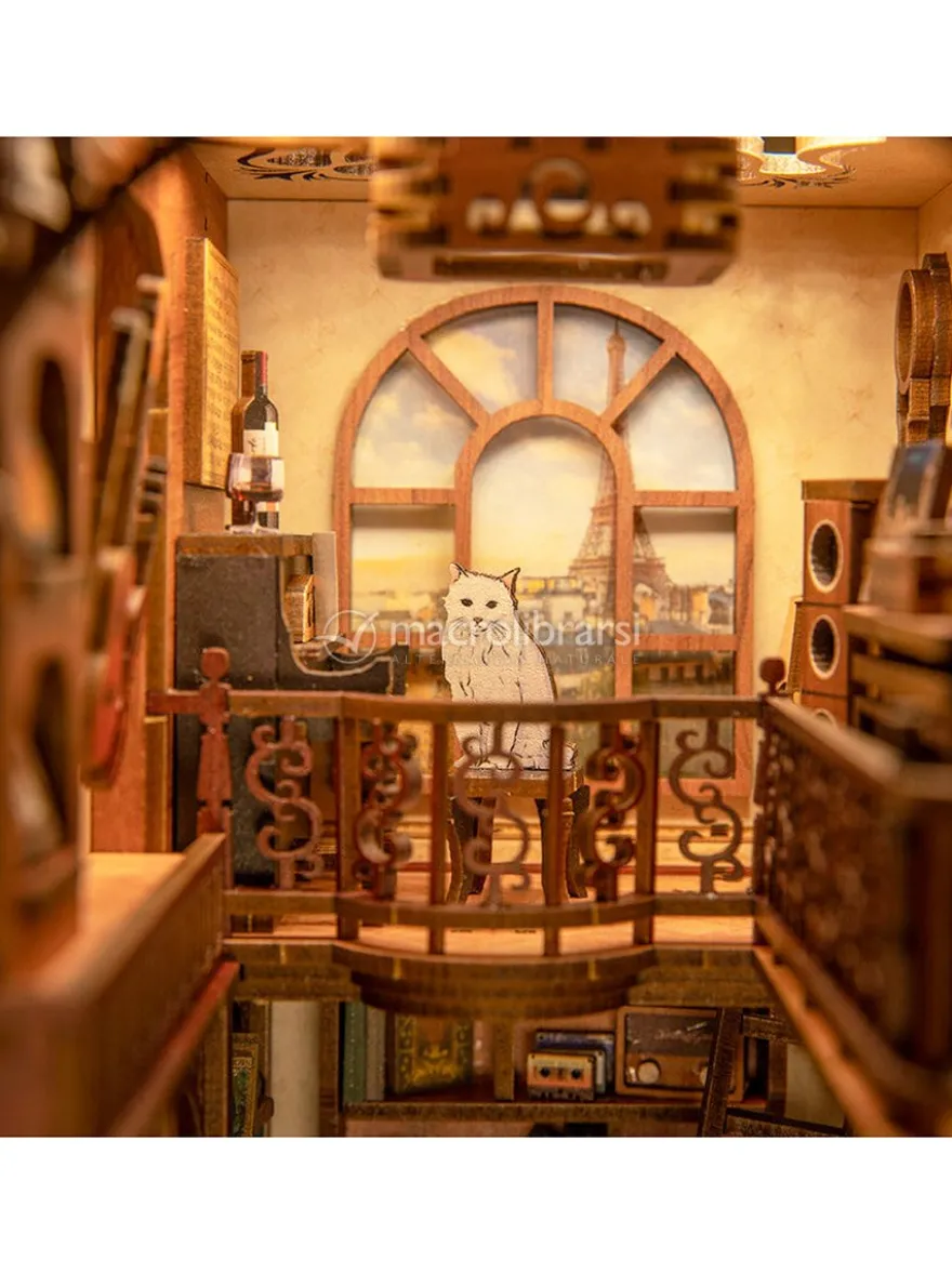 Puzzle in Legno 3D Book Nook Kit - The Secret Rhythm