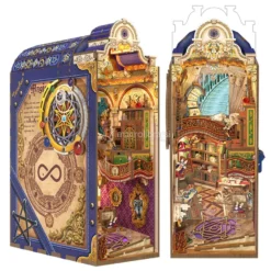 Puzzle in Legno 3D Book Nook Kit - Magical Library