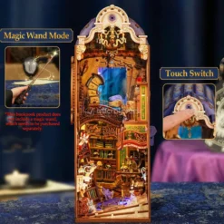 Puzzle in Legno 3D Book Nook Kit - Magical Library