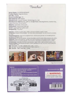 Puzzle in Legno 3D Book Nook Kit - Magical Library