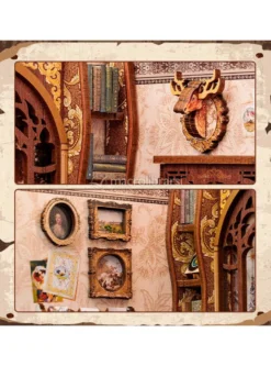 Puzzle in Legno 3D Book Nook Kit - Bookshop Memories