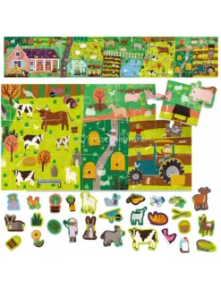 Puzzle + Stickers The Farm