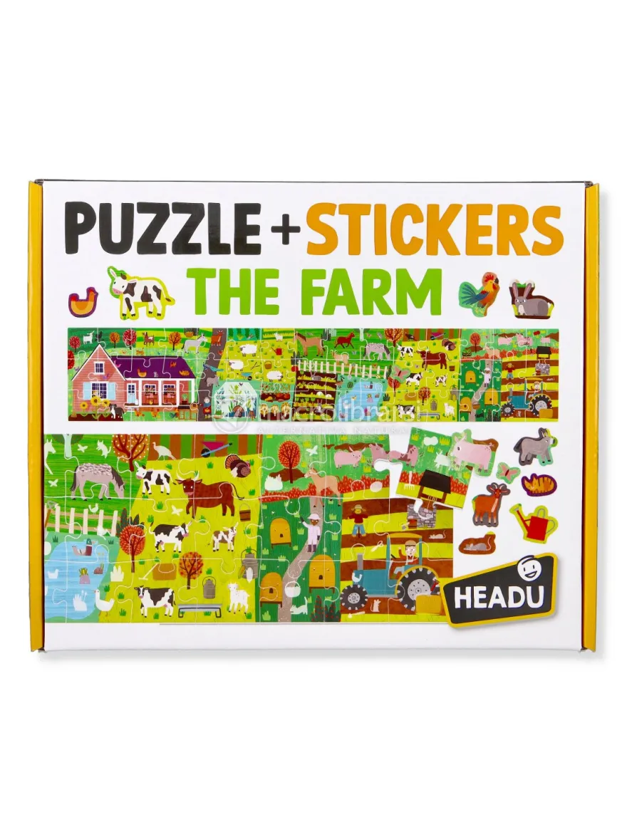 Puzzle + Stickers The Farm