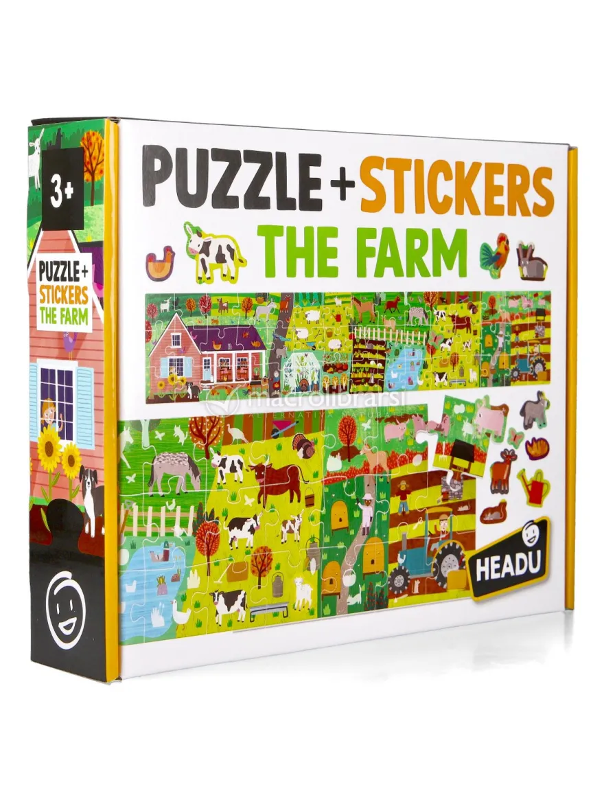 Puzzle + Stickers The Farm