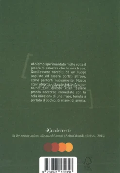 Quadernino "Abbiamo bisogno di Contadini, di Poeti, di Gente che sa fare il Pane...."