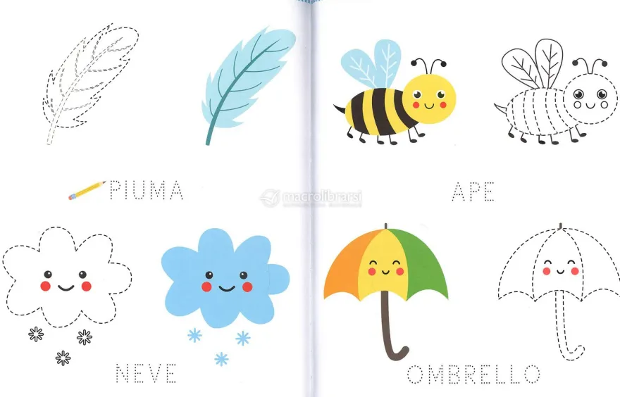 Quaderno delle Parole, del Pregrafismo e del Colorare