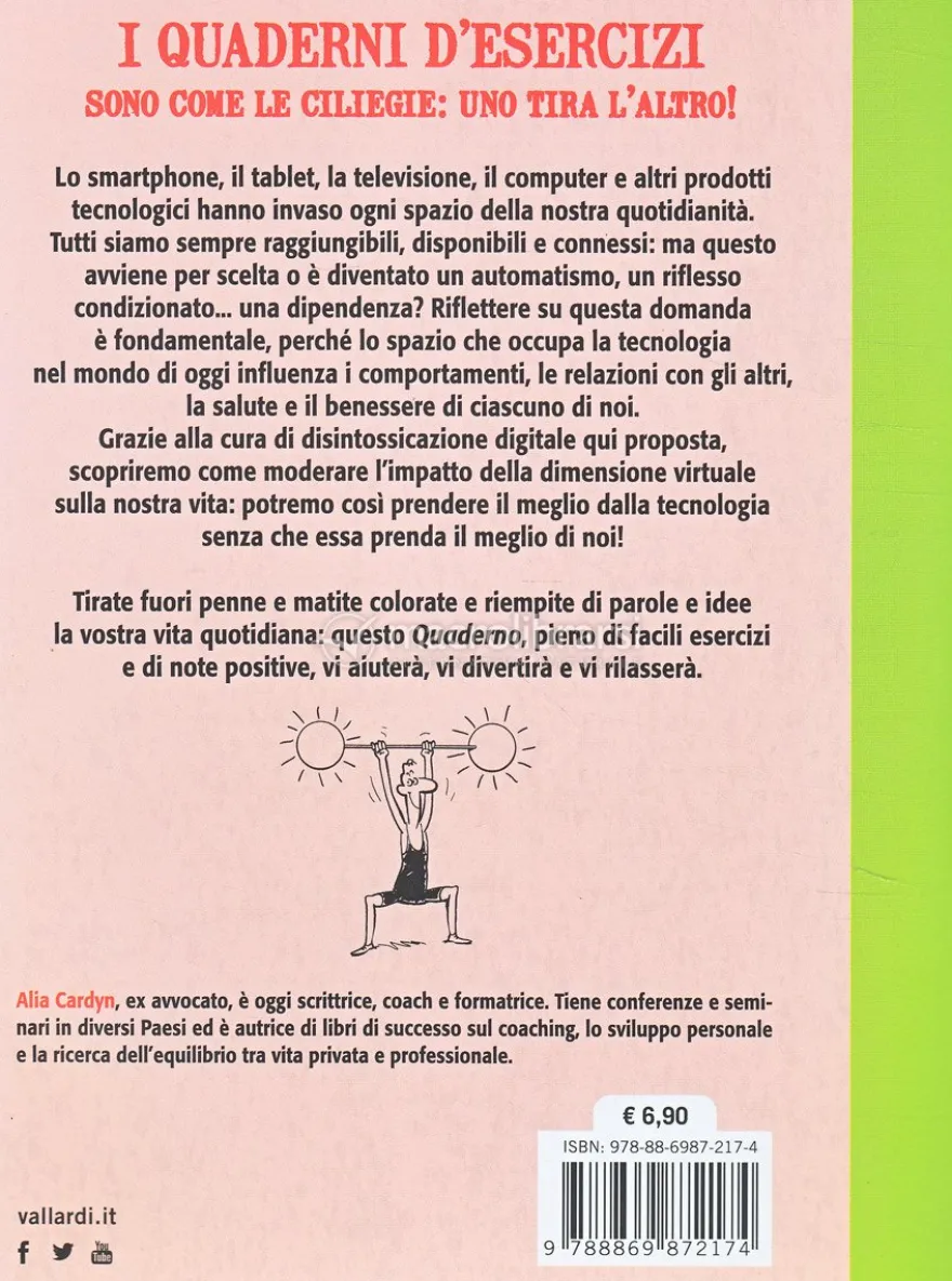 Quaderno d'Esercizi per Liberarsi dalla Dipendenza Digitale