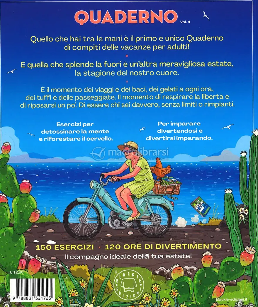 Quaderno di Compiti delle Vacanze per Adulti - Vol. 4