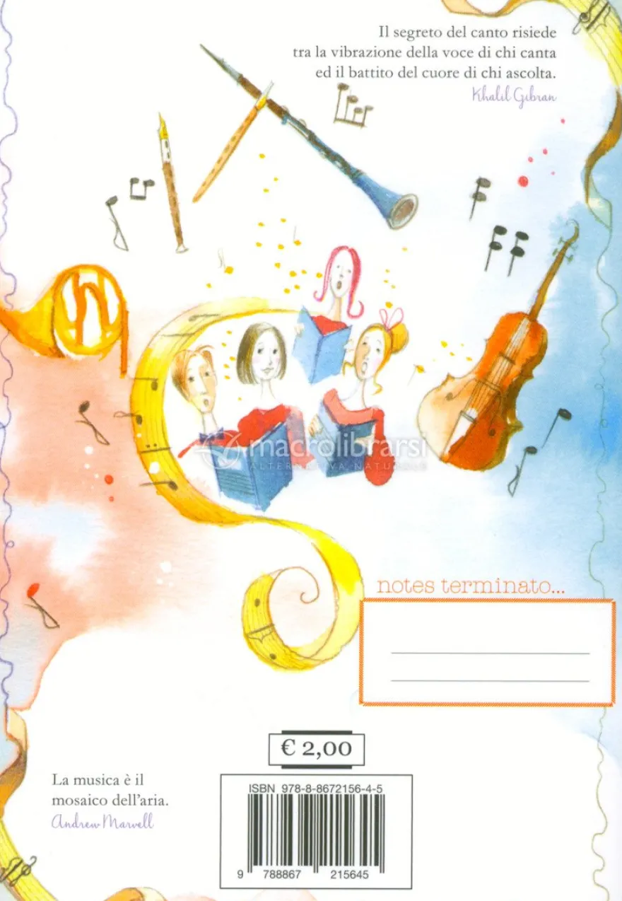 Quaderno di Musica - Quaderni da Zaino