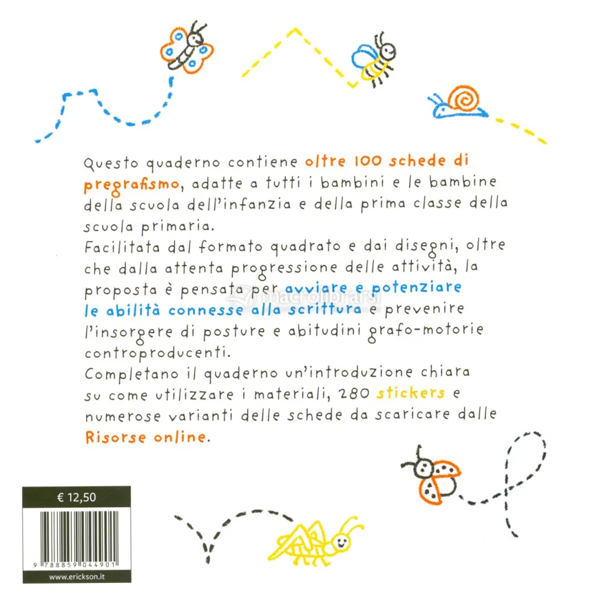 Quaderno di Pregrafismo per Tutti e Tutte