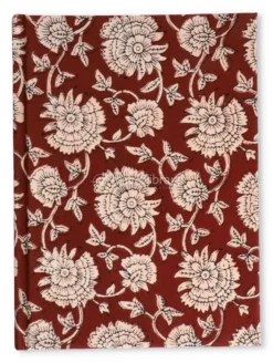 Quaderno Rilegato in Cotone - Borgogna
