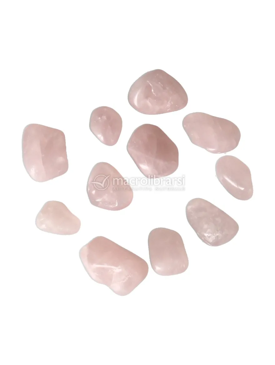 Quarzo Rosa Burattato - Qualità AA