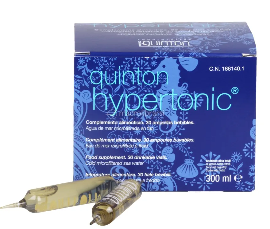 Quinton Hypertonic - Acqua di Mare Ipertonica 30 ampolle