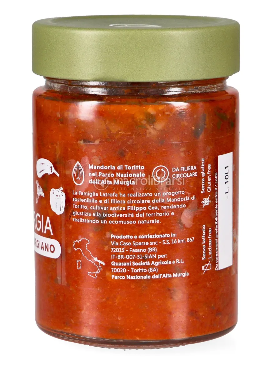 Ragù Murgia Biologico con Mandorla Gran Murgiano® e Funghi