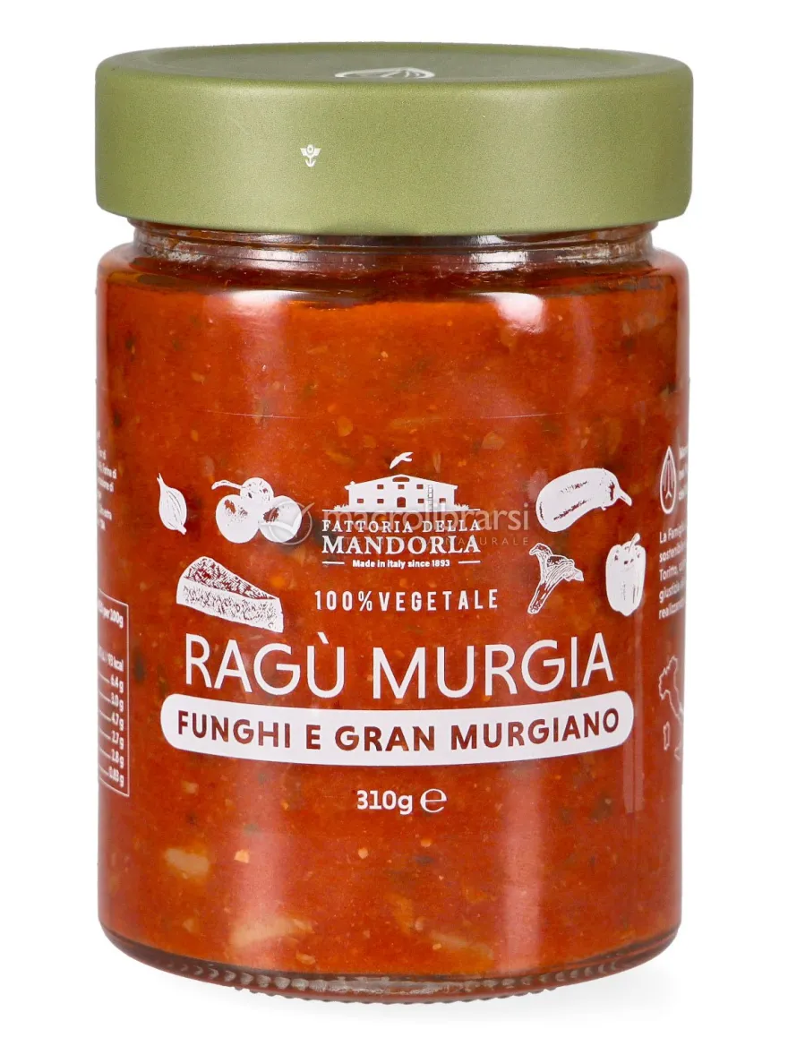 Ragù Murgia Biologico con Mandorla Gran Murgiano® e Funghi