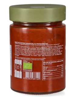 Ragù Piccantino Biologico Mandorla e Peperoncino