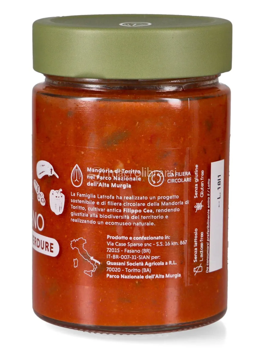 Ragù Sano Biologico con Mandorino® e Verdure