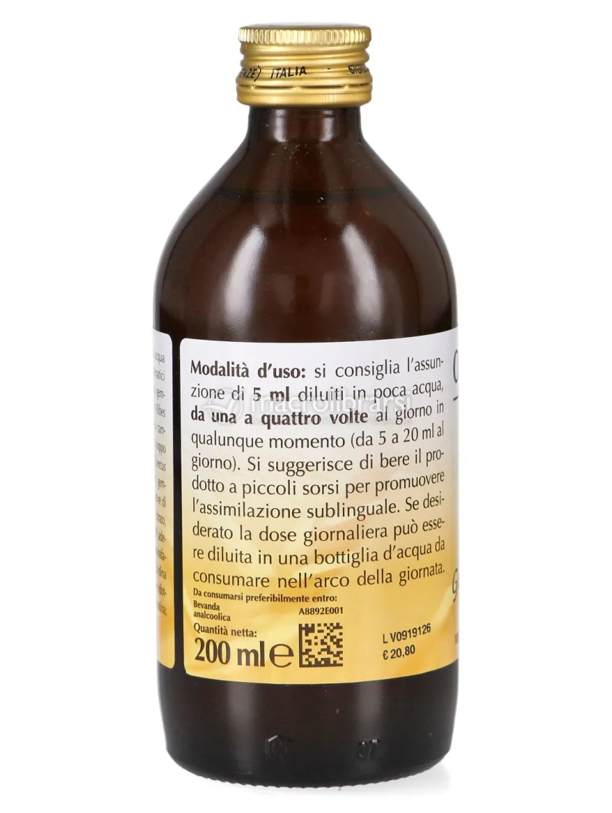 Rame Oro Argento Olimentovis - Liquido Analcolico